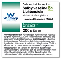 Salicylvaseline 5% 10% Lichtenstein
